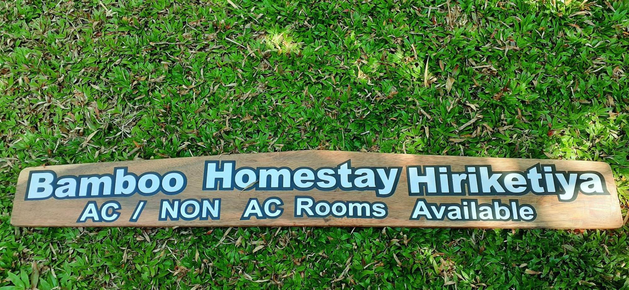 Bamboo Home Stay Hiriketiya Dikwella Exteriör bild